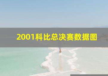 2001科比总决赛数据图