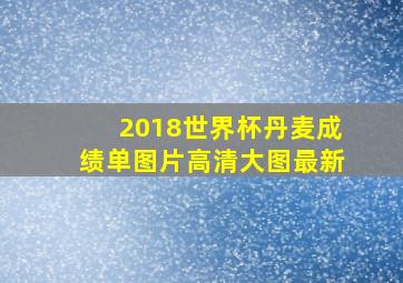 2018世界杯丹麦成绩单图片高清大图最新