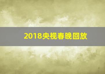 2018央视春晚回放