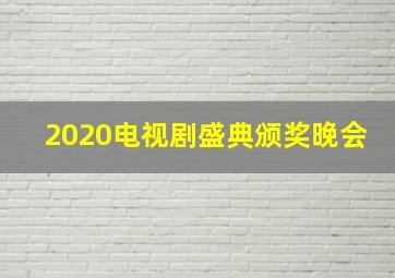 2020电视剧盛典颁奖晚会