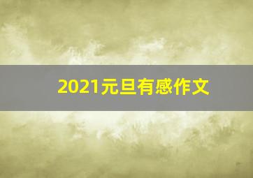 2021元旦有感作文