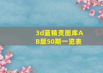 3d蓝精灵图库AB版50期一览表