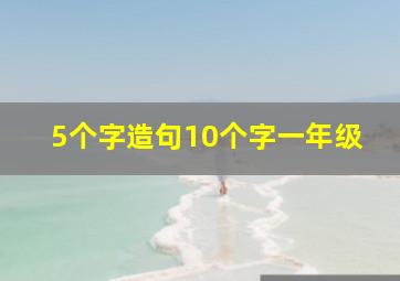 5个字造句10个字一年级