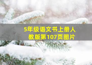 5年级语文书上册人教版第107页图片