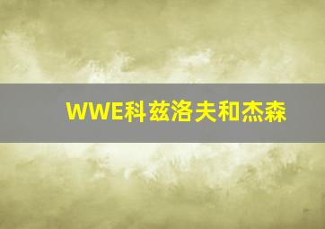 WWE科兹洛夫和杰森