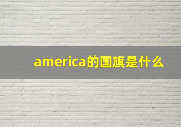 america的国旗是什么