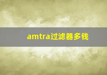 amtra过滤器多钱