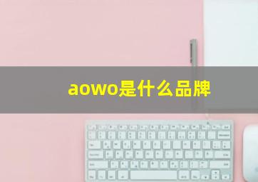 aowo是什么品牌