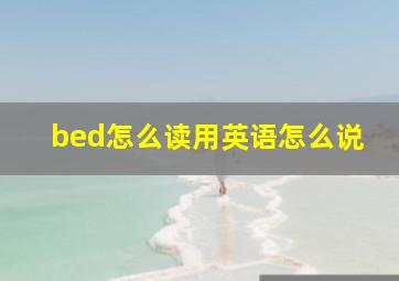 bed怎么读用英语怎么说