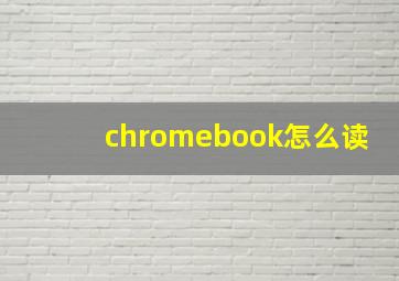 chromebook怎么读