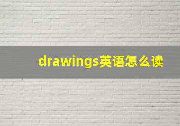 drawings英语怎么读