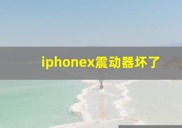 iphonex震动器坏了