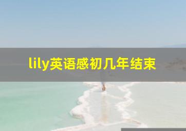 lily英语感初几年结束