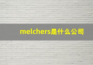 melchers是什么公司