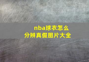 nba球衣怎么分辨真假图片大全