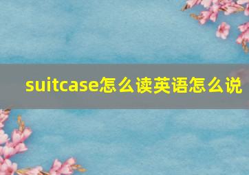 suitcase怎么读英语怎么说