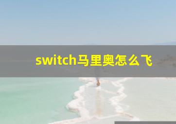 switch马里奥怎么飞