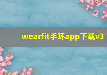 wearfit手环app下载v3