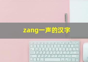 zang一声的汉字