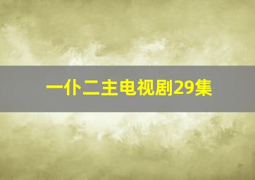 一仆二主电视剧29集