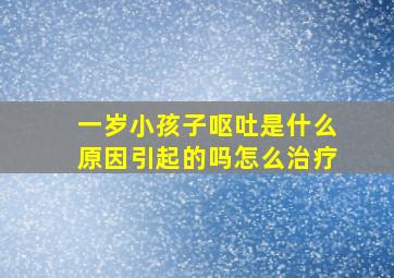 一岁小孩子呕吐是什么原因引起的吗怎么治疗