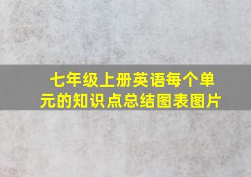 七年级上册英语每个单元的知识点总结图表图片