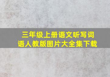 三年级上册语文听写词语人教版图片大全集下载