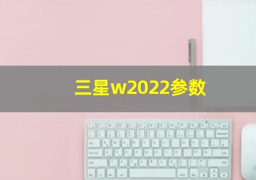 三星w2022参数