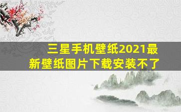 三星手机壁纸2021最新壁纸图片下载安装不了