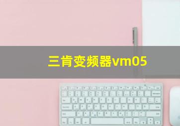 三肯变频器vm05