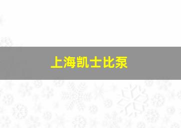 上海凯士比泵