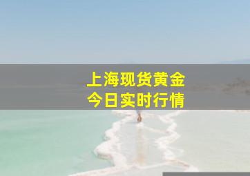 上海现货黄金今日实时行情