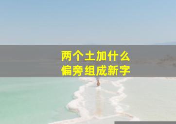 两个土加什么偏旁组成新字