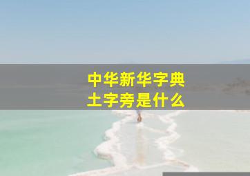 中华新华字典土字旁是什么