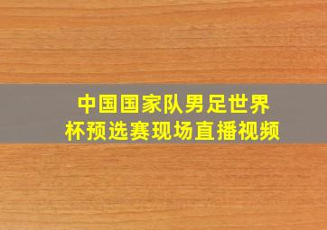 中国国家队男足世界杯预选赛现场直播视频