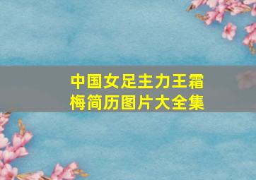 中国女足主力王霜梅简历图片大全集