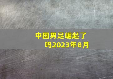 中国男足崛起了吗2023年8月