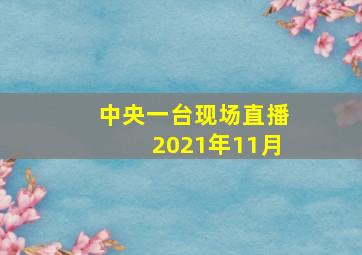 中央一台现场直播2021年11月