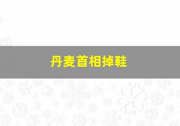 丹麦首相掉鞋