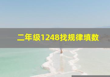 二年级1248找规律填数