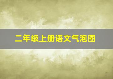 二年级上册语文气泡图