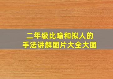 二年级比喻和拟人的手法讲解图片大全大图