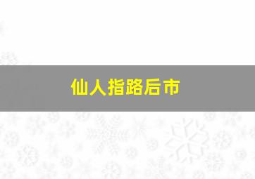 仙人指路后市