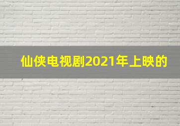 仙侠电视剧2021年上映的