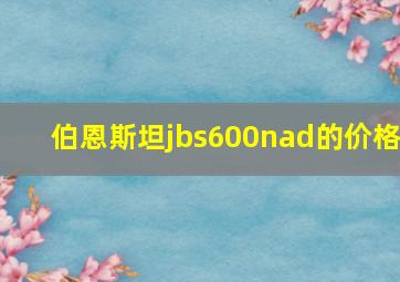 伯恩斯坦jbs600nad的价格