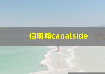 伯明翰canalside