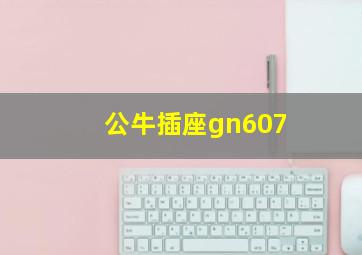 公牛插座gn607