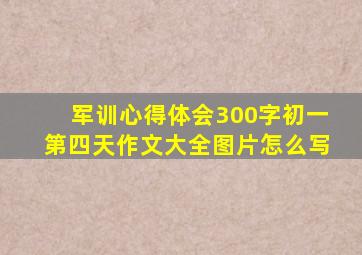 军训心得体会300字初一第四天作文大全图片怎么写