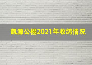 凯源公棚2021年收鸽情况