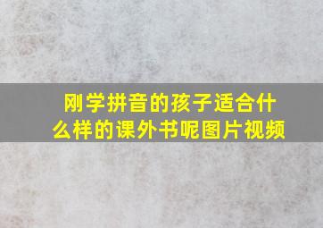 刚学拼音的孩子适合什么样的课外书呢图片视频